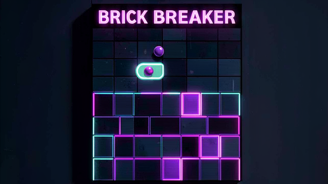 Neon Brick Breaker
