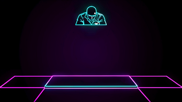 Neon Pong Duel