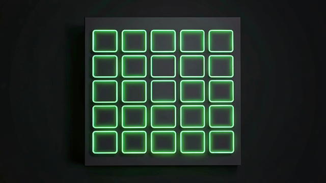 Neon Tap Grid